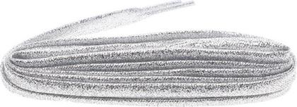 TUBELACES - Κορδόνια παπουτσιών TUBELACES WHITE FLAT GLITTER ασημί από το Factory Outlet
