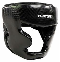 Signature Head Guard Κάσκα Πυγμαχίας Ενηλίκων Aνοιχτού Τύπου Δερμάτινη Μαύρη Tunturi