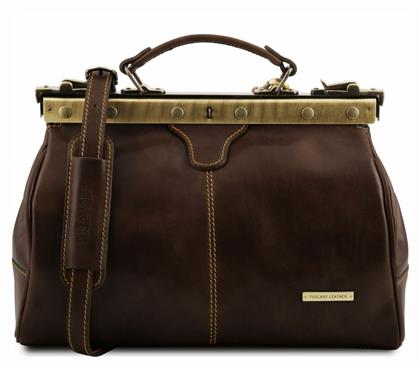 Δερμάτινη Ιατρική Τσάντα Michelangelo σε Καφέ Χρώμα Tuscany Leather