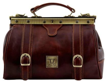 Δερμάτινη Ιατρική Τσάντα Mona Lisa σε Καφέ Χρώμα Tuscany Leather