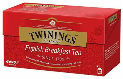 Μαύρο Τσάι English Breakfast 25 Φακελάκια Twinings