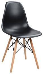 Καρέκλα Κουζίνας Twist PP 46.5x53x82εκ. Μαύρο - HomeMarkt