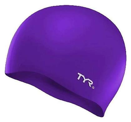 Wrinkle-Free Σκουφάκι Κολύμβησης Ενηλίκων από Σιλικόνη Μωβ Tyr