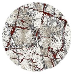 31277-955 Elements Χαλί Στρογγυλό Μπεζ - Κόκκινο Tzikas Carpets