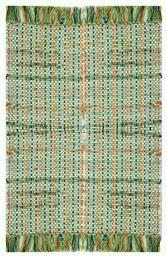 Boho 30150-040 Καλοκαιρινό με Κρόσια Green Tzikas Carpets