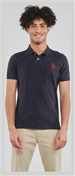 U.S. Polo Assn. Ανδρική Μπλούζα Polo Κοντομάνικη Navy Μπλε - US Polo Assn