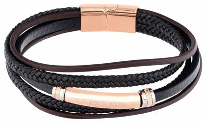 U.S. Polo Assn. Ανδρικό Βραχιόλι από Δέρμα - US Polo Assn