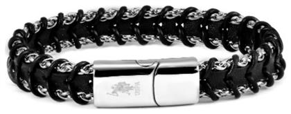 U.S. Polo Assn. Ανδρικό Βραχιόλι από Δέρμα - US Polo Assn