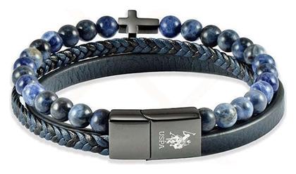 U.S. Polo Assn. Ανδρικό Βραχιόλι Jason από Δέρμα - US Polo Assn