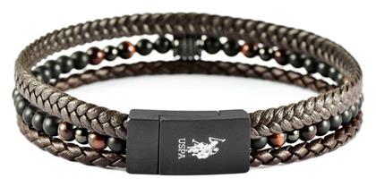 U.S. Polo Assn. Ανδρικό Βραχιόλι με σχέδιο Ματάκι από Ατσάλι - US Polo Assn