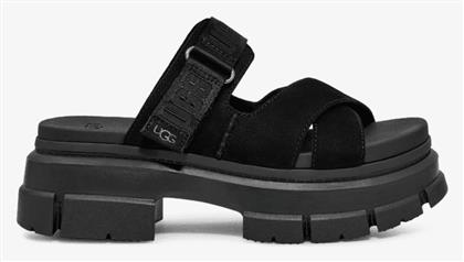 Ashton Γυναικεία Σανδάλια σε Μαύρο Χρώμα Ugg Australia