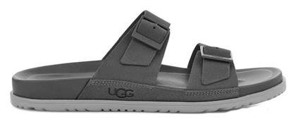 Buckle Δερμάτινα Ανδρικά Σανδάλια σε Γκρι Χρώμα Ugg Australia