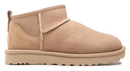 Classic Ultra Mini Γυναικεία Μποτάκια Μπεζ Ugg Australia