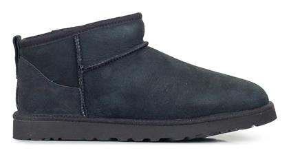 Classic Ultra Mini Μαύρα Ανδρικά Μποτάκια Ugg Australia