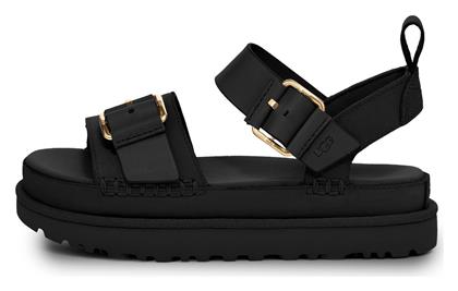 Δερμάτινα Γυναικεία Σανδάλια με Λουράκι Flatforms Ugg Australia