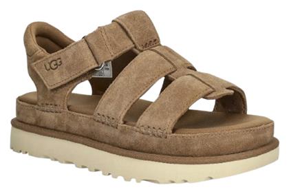 Goldenstar Δερμάτινα Γυναικεία Σανδάλια σε Χρώμα Ugg Australia