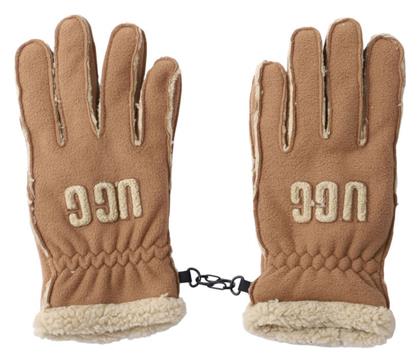 Καφέ Ανδρικά Fleece Γάντια Ugg Australia