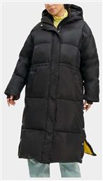 Keeley Μακρύ Γυναικείο Puffer Μπουφάν Αδιάβροχο για Χειμώνα Μαύρο Ugg Australia