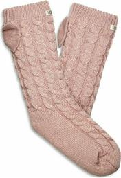 Laila Bow Γυναικείες Μονόχρωμες Κάλτσες Mauve Fog / Gold Ugg Australia
