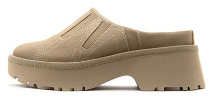 Mules με Χοντρό Ψηλό Τακούνι σε Χρώμα Ugg Australia