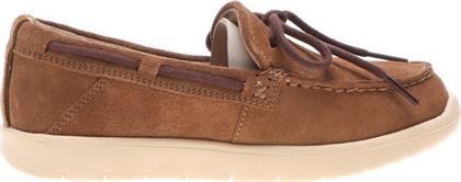 Ugg Australia Suede Παιδικά Μοκασίνια με Κορδόνια Καφέ από το Factory Outlet