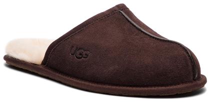 Ugg Australia Scuff Χειμερινές Ανδρικές Παντόφλες με Γούνα Espresso από το Modivo