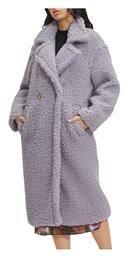 Ugg Australia Sherpa Γυναικείο Cloudy Grey Παλτό με Κουμπιά