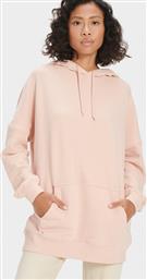 Simone Μακρύ Γυναικείο Φούτερ με Κουκούλα Ροζ Ugg Australia