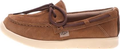 UGG - Παιδικά μοκασίνια UGG BEACH MOC SLIP-ON καφέ από το Factory Outlet
