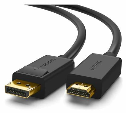 Cable DisplayPort male - HDMI male 1m Μαύρο (10238) Ugreen