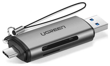 Card Reader Type-C για SD/microSD Γκρι Ugreen