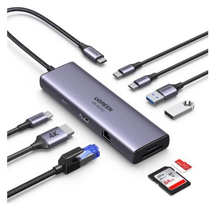 CM498 USB-C Docking Station με HDMI 4K PD Ethernet Ugreen