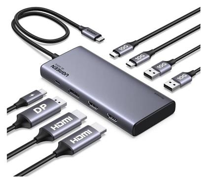 CM639 USB-C Docking Station με HDMI/DisplayPort 4K PD Ethernet Ugreen