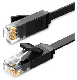 Ugreen Flat U/UTP Cat.6 Καλώδιο Δικτύου Ethernet 10m Μαύρο