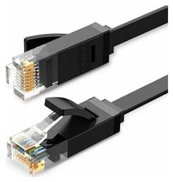 Flat U/UTP Cat.6 Καλώδιο Δικτύου Ethernet 2m Μαύρο Ugreen