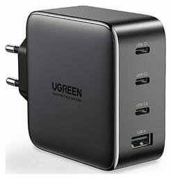 Ugreen Φορτιστής Χωρίς Καλώδιο με Θύρα USB-A και 3 Θύρες USB-C 100W Power Delivery / Quick Charge 4+ Μαύρος (CD226)