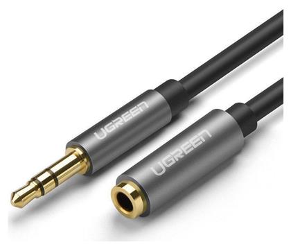 Καλώδιο 3.5mm male - 3.5mm female Ασημί 1m (10592) Ugreen