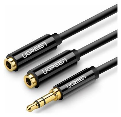 Καλώδιο 3.5mm male - 3.5mm female Μαύρο 0.25m (20816) Ugreen