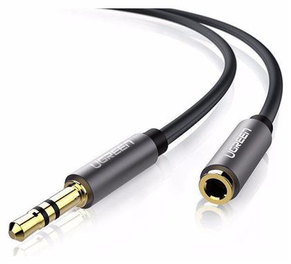 Καλώδιο 3.5mm male - 3.5mm female Μαύρο 5m (10538) Ugreen