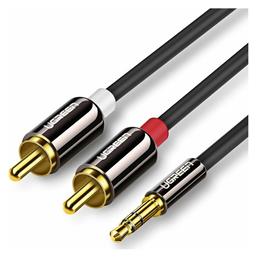 Καλώδιο 3.5mm male - RCA male Μαύρο 5m (10591) Ugreen