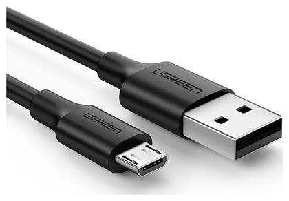 Regular USB 2.0 to micro USB Cable Μαύρο 1m (60136) Ugreen