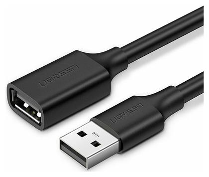 USB 2.0 Cable USB-A male - USB-A female Μαύρο 1m 10314 Ugreen