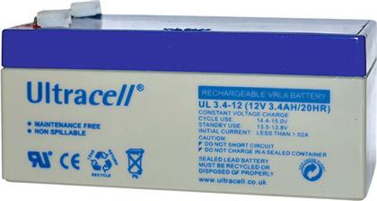 Ultracell UL 3.4-12 Μπαταρία UPS με Χωρητικότητα 3.4Ah και Τάση 12V