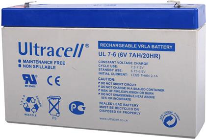Ultracell UL 7-6 Μπαταρία UPS με Χωρητικότητα 7Ah και Τάση 6V από το e-shop