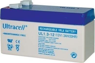 Ultracell UL1.3-12 Μπαταρία UPS με Χωρητικότητα 1.3Ah και Τάση 12V