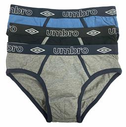 Ανδρικά Σλιπ Μονόχρωμα 3Pack Umbro