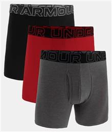 Ανδρικά Μποξεράκια 3Pack Black/Red/Grey Under Armour