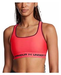 Armour Mid Crossback Γυναικείο Μπουστάκι Racer Red, Cardinal, Black Under Armour