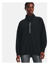 UA W Woven FZ Oversized Αθλητικό Μπουφάν Softshell Under Armour