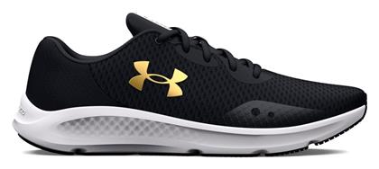 Charged Pursuit 3 Ανδρικά Αθλητικά Παπούτσια Running Black / Gold Metallic Under Armour